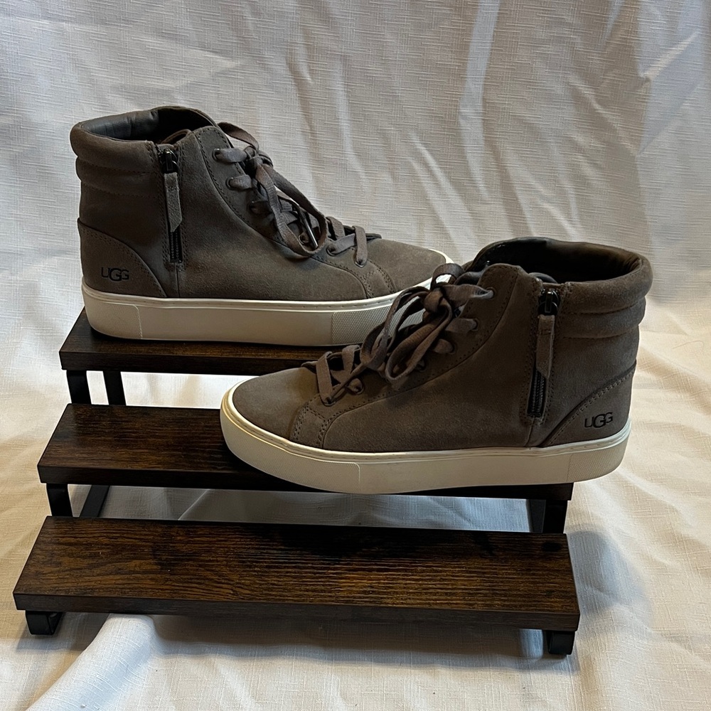 Ugg women’s grey leather high tops